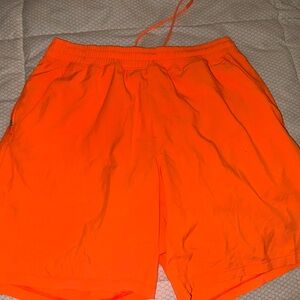 Perfect! Men Lululemon  Orange Shorts Size Large